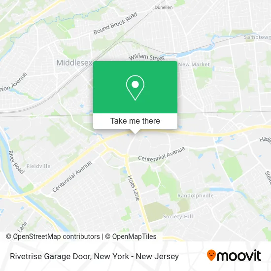 Rivetrise Garage Door map