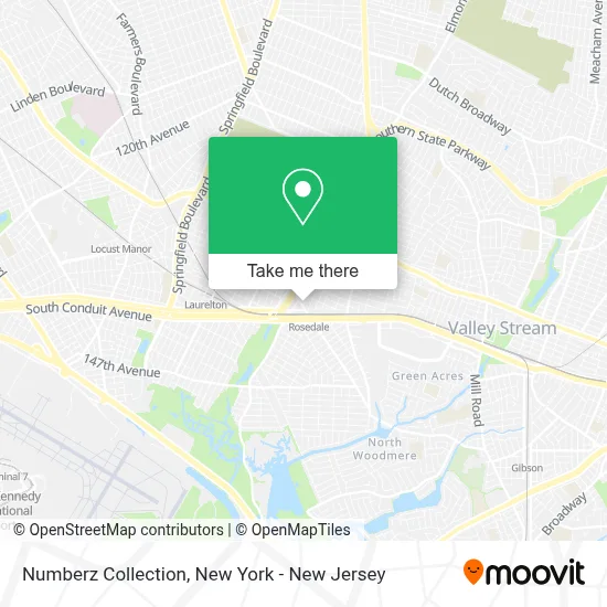 Numberz Collection map