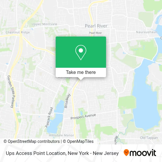 Ups Access Point Location map