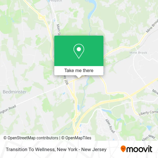 Transition To Wellness map