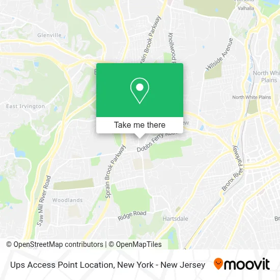 Ups Access Point Location map