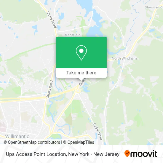Ups Access Point Location map
