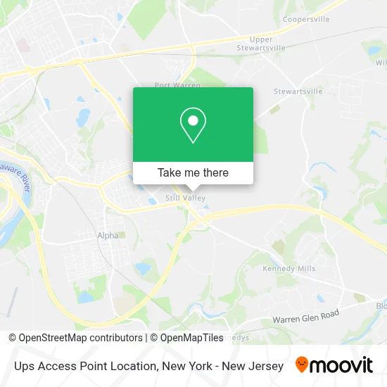 Ups Access Point Location map