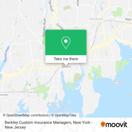 Berkley Custom Insurance Managers map