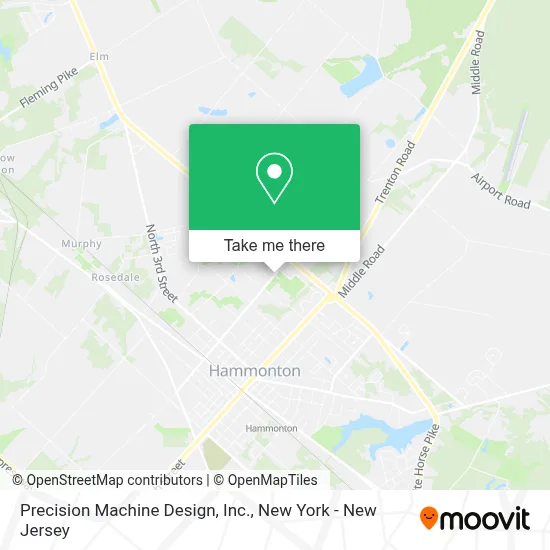 Precision Machine Design, Inc. map