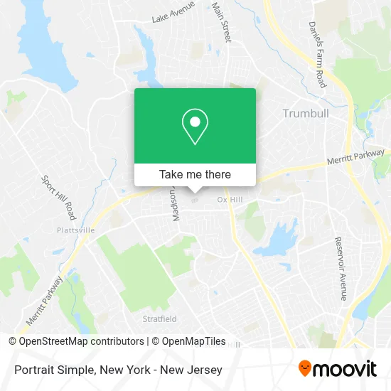 Portrait Simple map