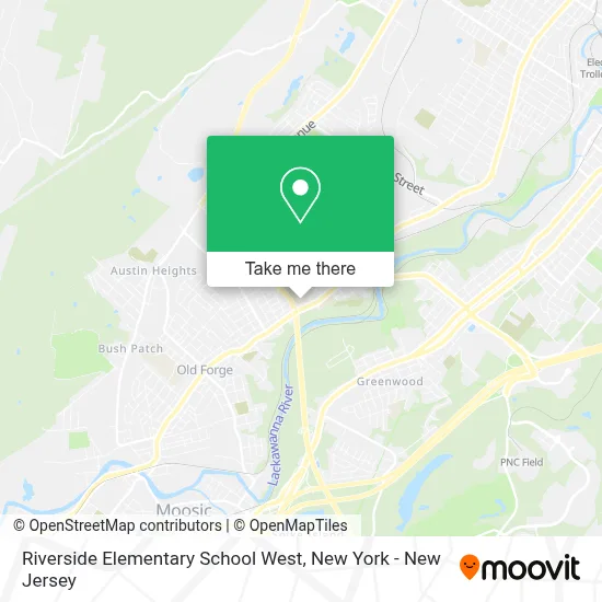Riverside Elementary School West map