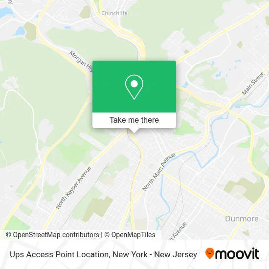 Ups Access Point Location map
