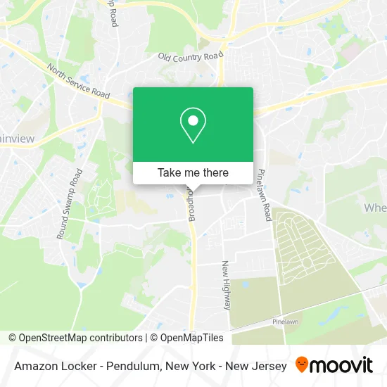 Amazon Locker - Pendulum map