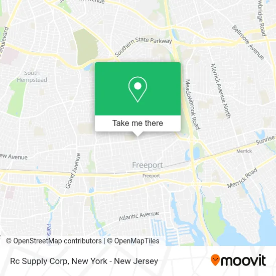 Rc Supply Corp map
