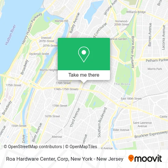 Roa Hardware Center, Corp map