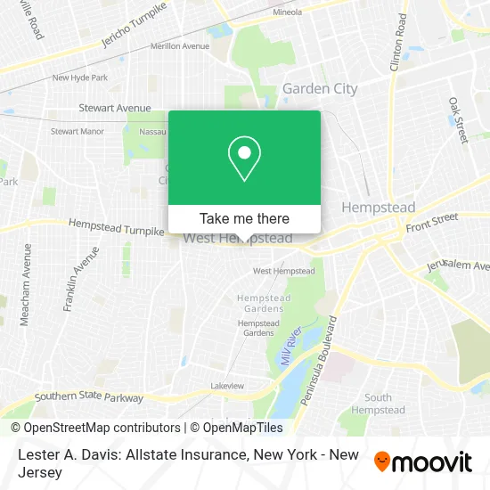 Lester A. Davis: Allstate Insurance map