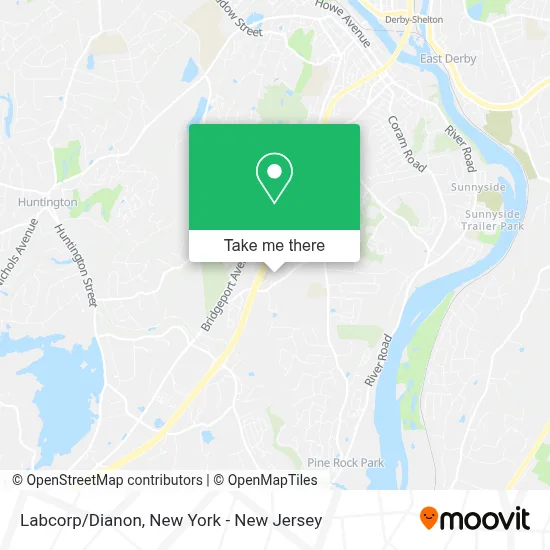 Labcorp/Dianon map