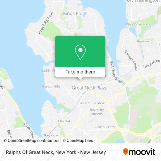 Ralphs Of Great Neck map