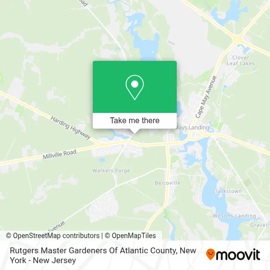 Rutgers Master Gardeners Of Atlantic County map