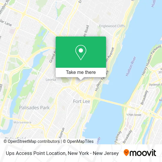 Ups Access Point Location map