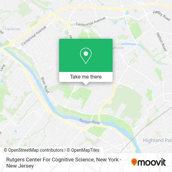 Rutgers Center For Cognitive Science map