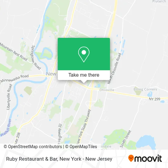 Ruby Restaurant & Bar map