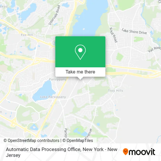 Automatic Data Processing Office map