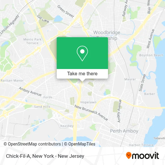 Chick-Fil-A map