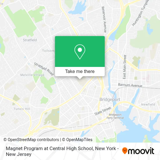 Magnet Program at Central High School map