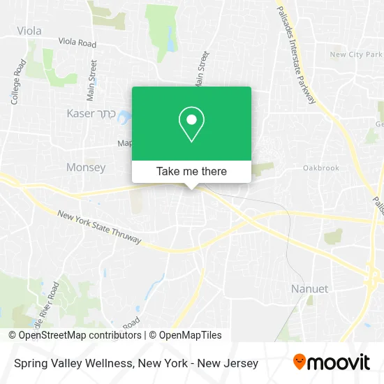 Spring Valley Wellness map
