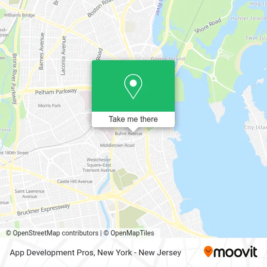 App Development Pros map