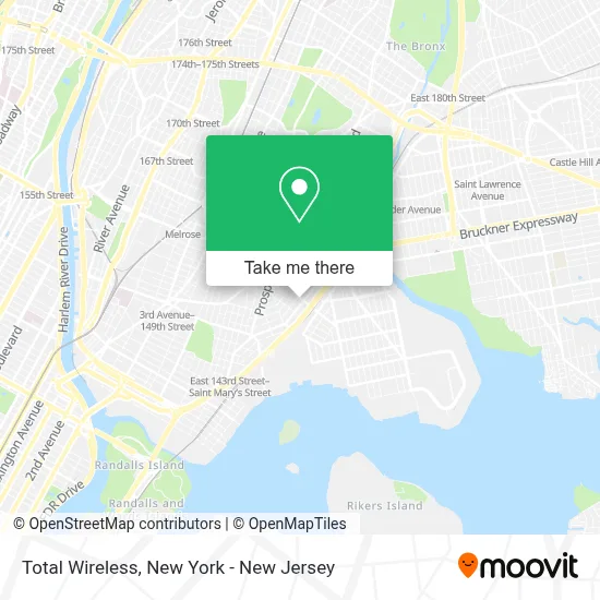 Total Wireless map