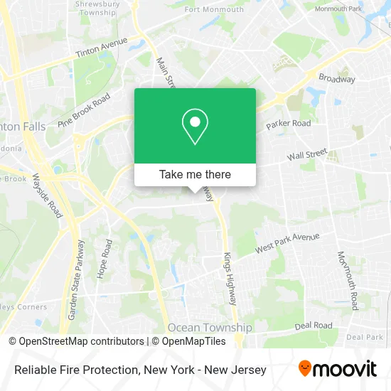 Reliable Fire Protection map