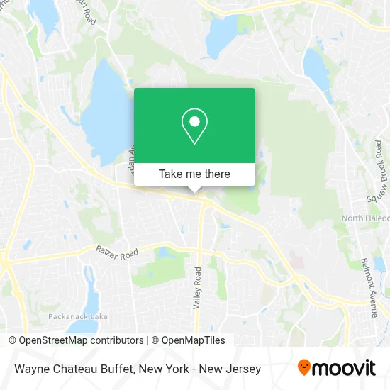 Wayne Chateau Buffet map