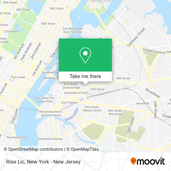 Rise Lic map