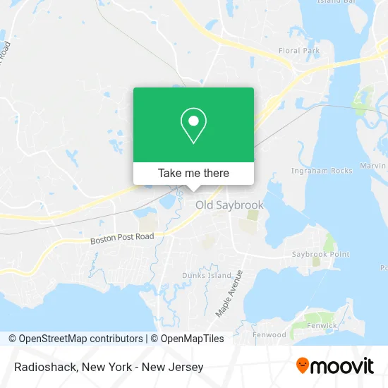 Radioshack map
