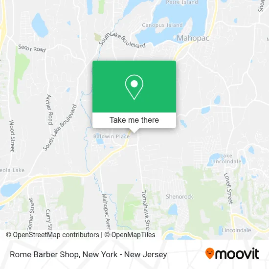 Rome Barber Shop map