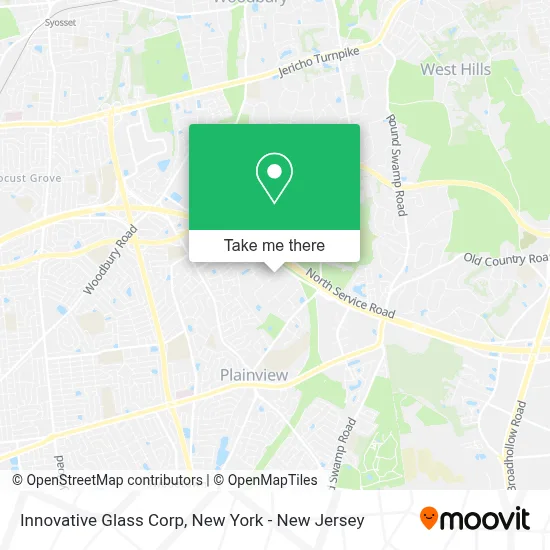Innovative Glass Corp map