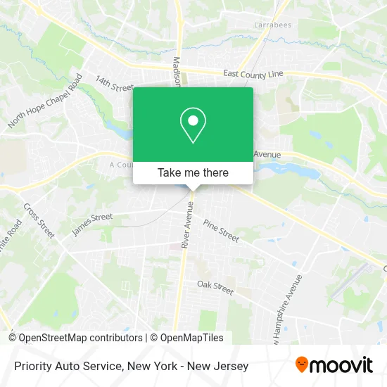 Priority Auto Service map