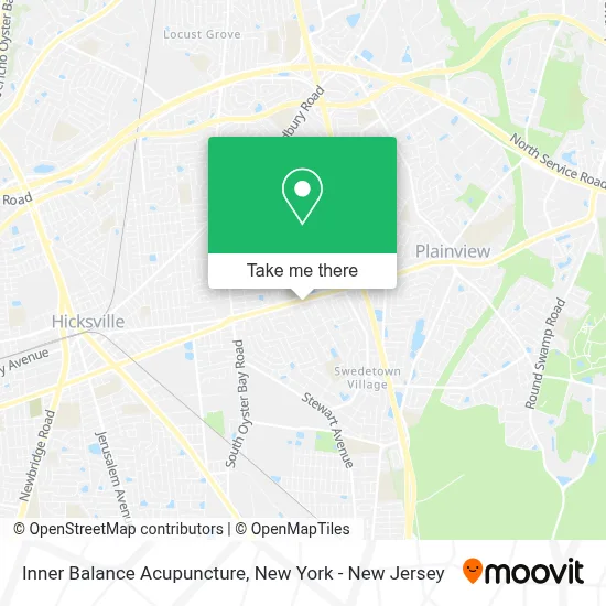 Inner Balance Acupuncture map