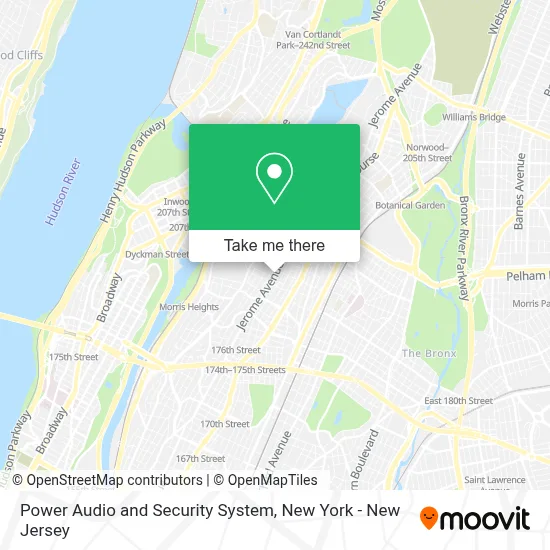 Power Audio and Security System map