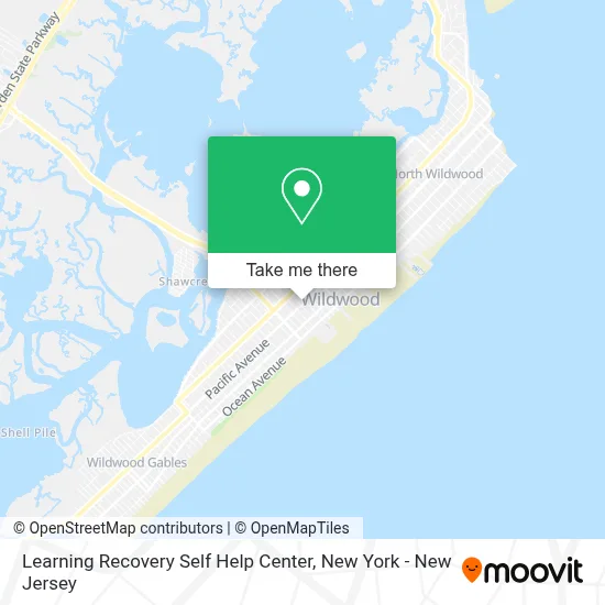 Learning Recovery Self Help Center map