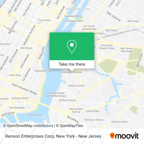 Renson Enterprises Corp map