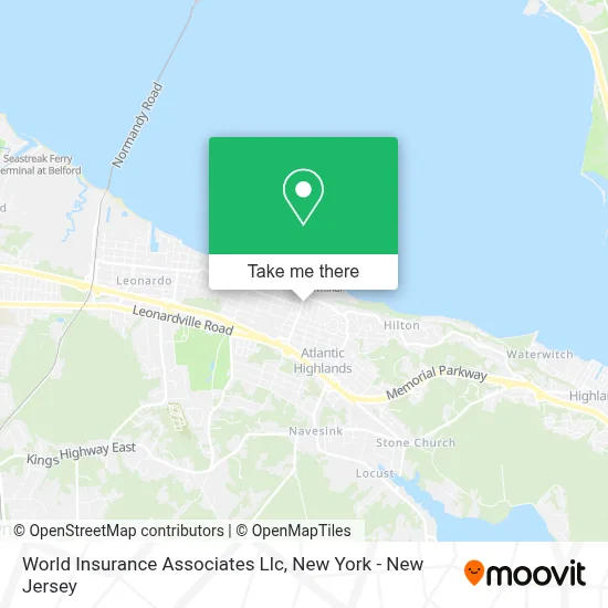 World Insurance Associates Llc map