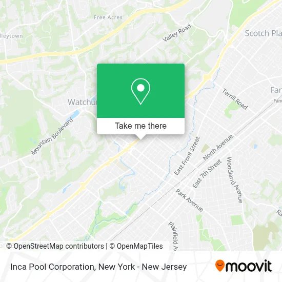 Inca Pool Corporation map
