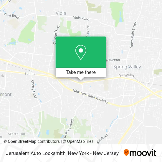 Jerusalem Auto Locksmith map
