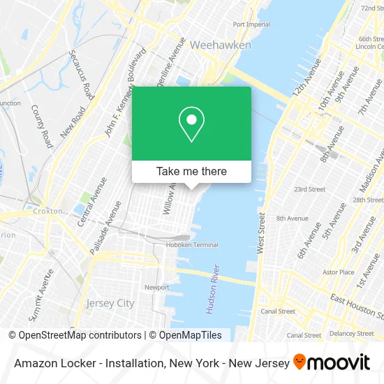 Amazon Locker - Installation map