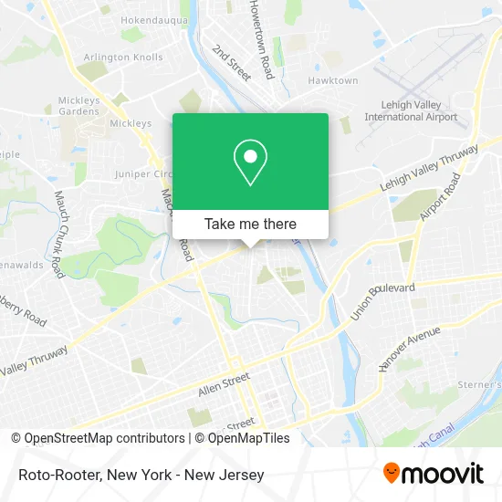 Roto-Rooter map