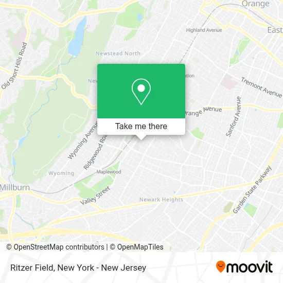 Ritzer Field map