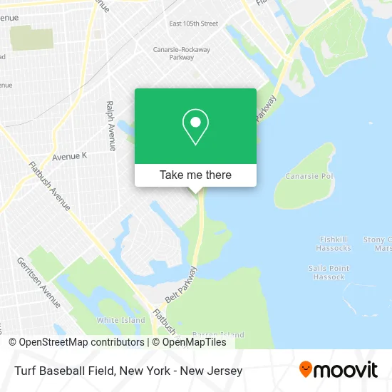 Turf Baseball Field map