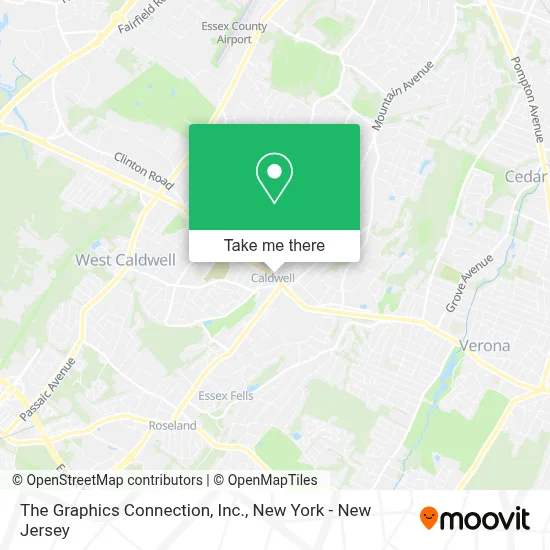 The Graphics Connection, Inc. map