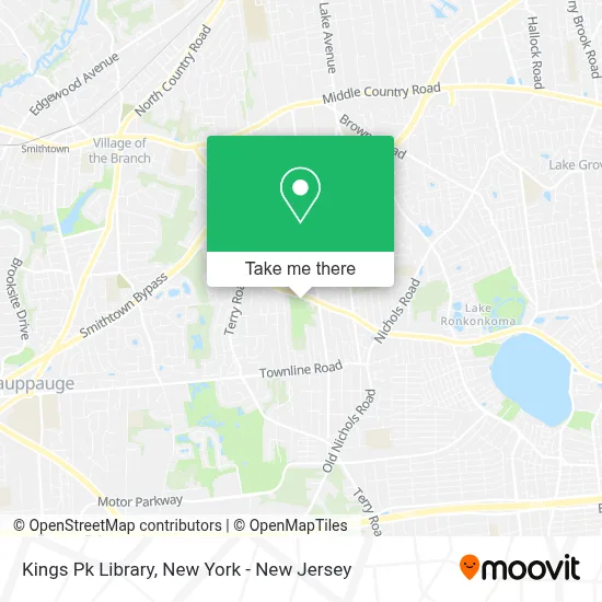 Kings Pk Library map
