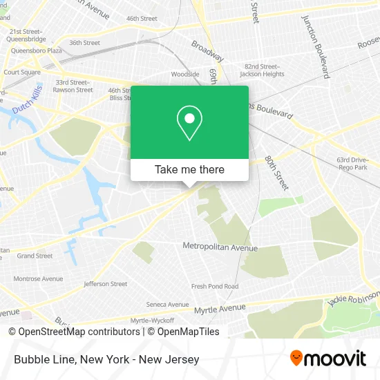 Bubble Line map