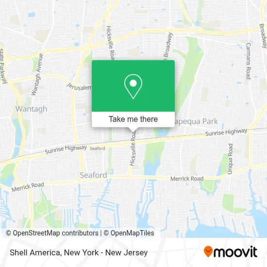 Shell America map